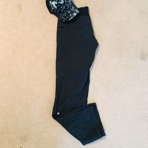 Lululemon wide legged running pants size 8
